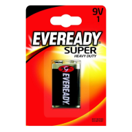 Eveready ელემენტი Super Heavy Duty, 9V, 1 ცალი