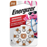 Energizer ელემენტი HA312, 8 ცალი