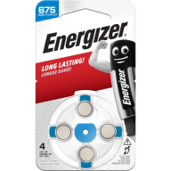 Energizer ელემენტი, HA675, 4 ცალი