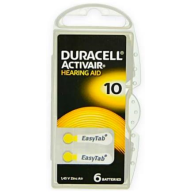 Duracell ელემენტი 10, 6 ცალი