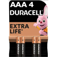 Duracell ელემენტი AAA, 4 ცალი