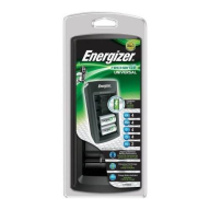 Energizer Universal ელემენტის დამტენი AA/AAA/D/C/9V; LCD, auto off