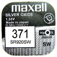 maxell საათის ელემენტი, SR920SW (371)