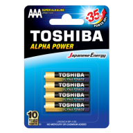 Toshiba ელემენტი AAA, 4 ცალი