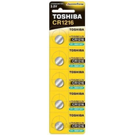 Toshiba ელემენტი CR1216, 5 ცალი