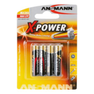 XPOWER ელემენტი AAA, Alkaline, 4 ცალი