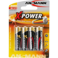 XPOWER ელემენტი AA, Alkaline, 4 ცალი