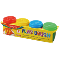 პლასტელინი 4 ფერი ნაკრები Play Dough QI 2082