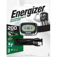 ფანარი თავზე სამაგრით Energizer Head Light, მრავალჯერადი დატენვით