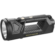 Panther 15W LED + COB LED ორმხრივი დატენვის ფანარი, 3000mAh, 1500 lumens, 6 რეჟიმი