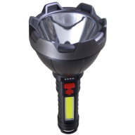 Panther 3W LED + COB მრავალჯერადი დატენვის ფანარი, 800mAh, 800 lumens, 4 რეჟიმი