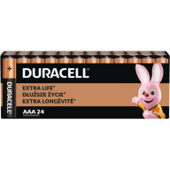 შეკვრა ელემენტების 24-ცალიანი Duracell Basic LR3/ AAA Blister 24