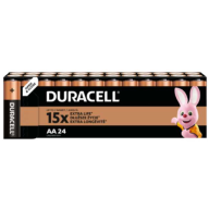 შეკვრა ელემენტების 24-ცალიანი Duracell Basic LR6 / AA Blister 24