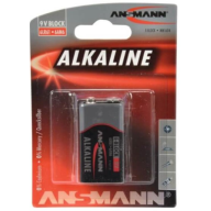 ელემენტი Alkaline-red-9V-E-bl ANSMANN