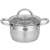 ქვაბი თავსახურით RESTO 92102 Casserole with lid 16*9.5 cm, 1.9 L