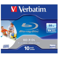 დისკი BD-R DL 50GB, პრინტაბელური, 6 ცალი