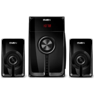 SVEN- დინამიკი2.1, SVEN MS-307, black (40W, FM, USB/SD, Display, RC, Bluetooth)