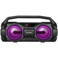 დინამიკი SVEN PS-415, black (12W, Bluetooth, FM, USB, microSD, LED-display, 1500mA*h) SV-019631