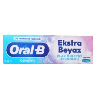 კბილის პასტა Oral-B ნადების საწინააღმდეგო და მათეთრებელი ეფექტი, 75 მლ.