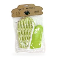 ტანის სახეხი Bath Sponge, მწვანე.